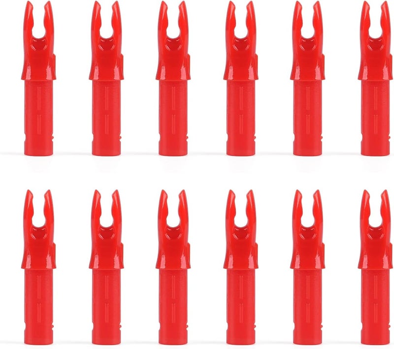Yls 30Pcs Archery Arrow Nocks 0.246 inch Inside Diameter Inserts 6.20mm Carbon Arrows Nock for Archery Standard Size DIY Arrows Hunting Shooting - Image 1